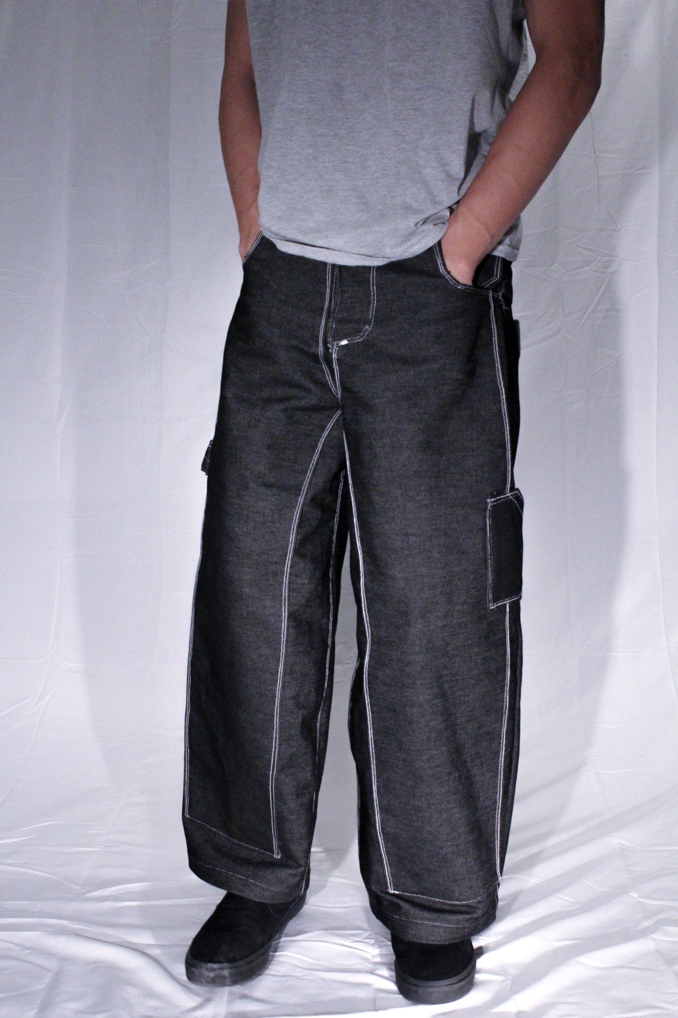 Inmate VOL.3 Skate Model Jeans BLACK.