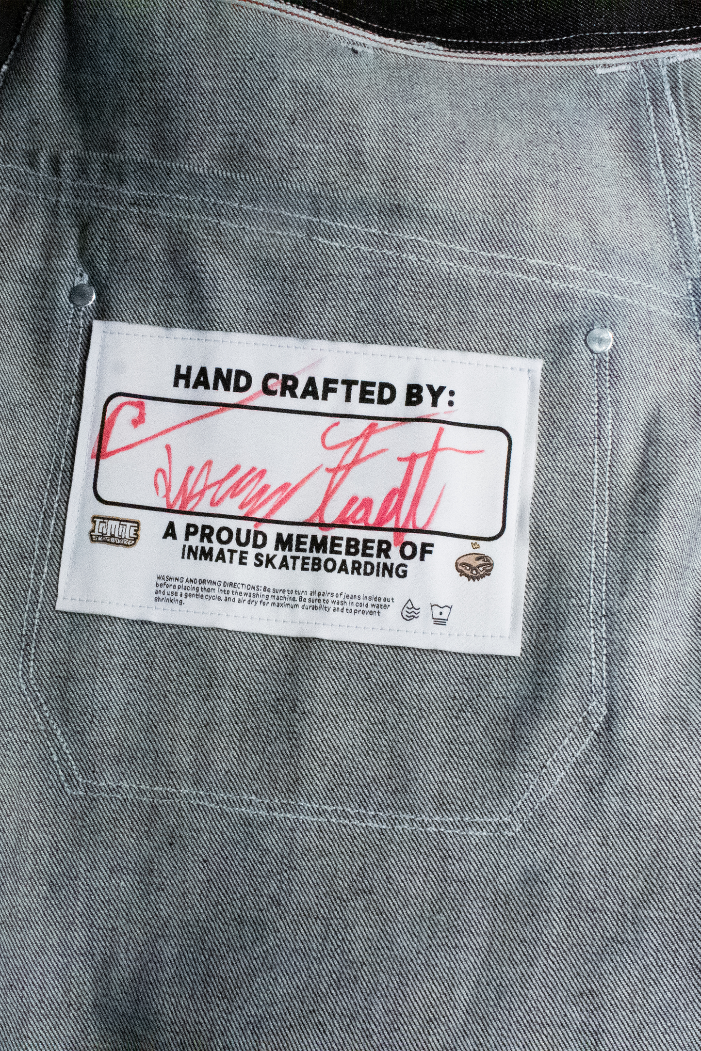 Inmate VOL.3 Japanese Selvedge Jeans, DEEP INDIGO.