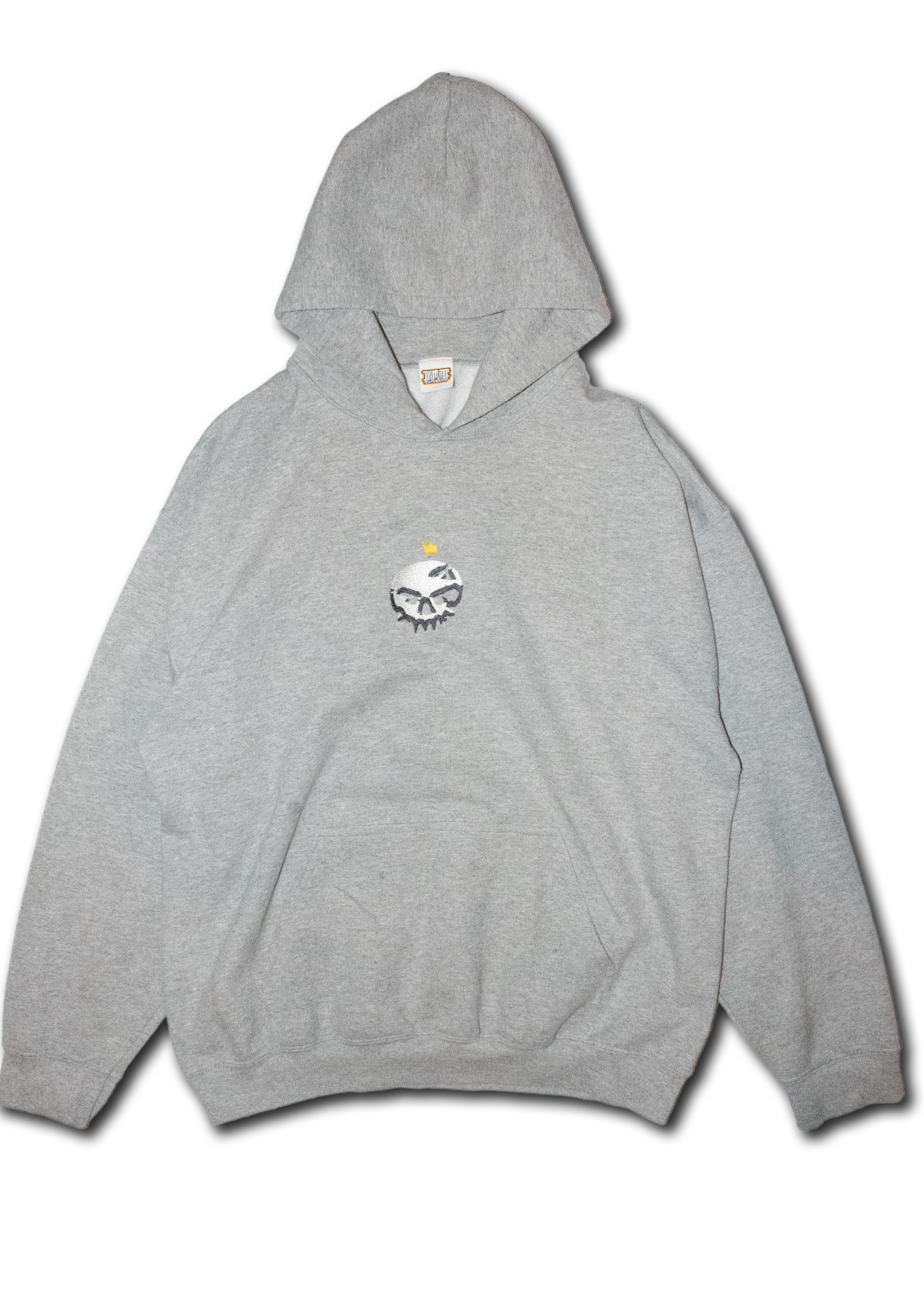 Inmate Skull Hoodie Vol.3 Heather Grey